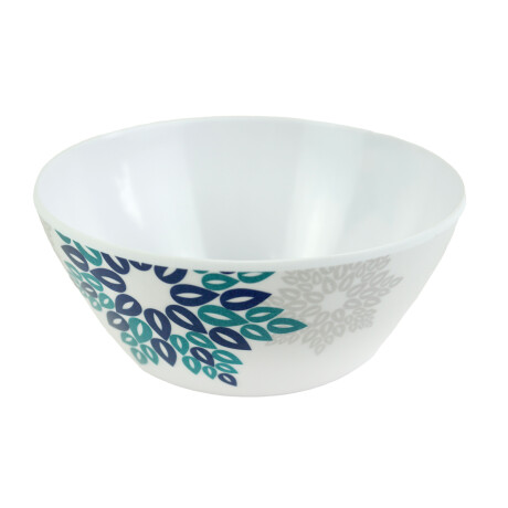 BOWL MELAMINA ENSALADA LINEA FLORAL AZUL-VERDE 24.4X12.6CM 290G BOWL MELAMINA ENSALADA LINEA FLORAL AZUL-VERDE 24.4X12.6CM 290G