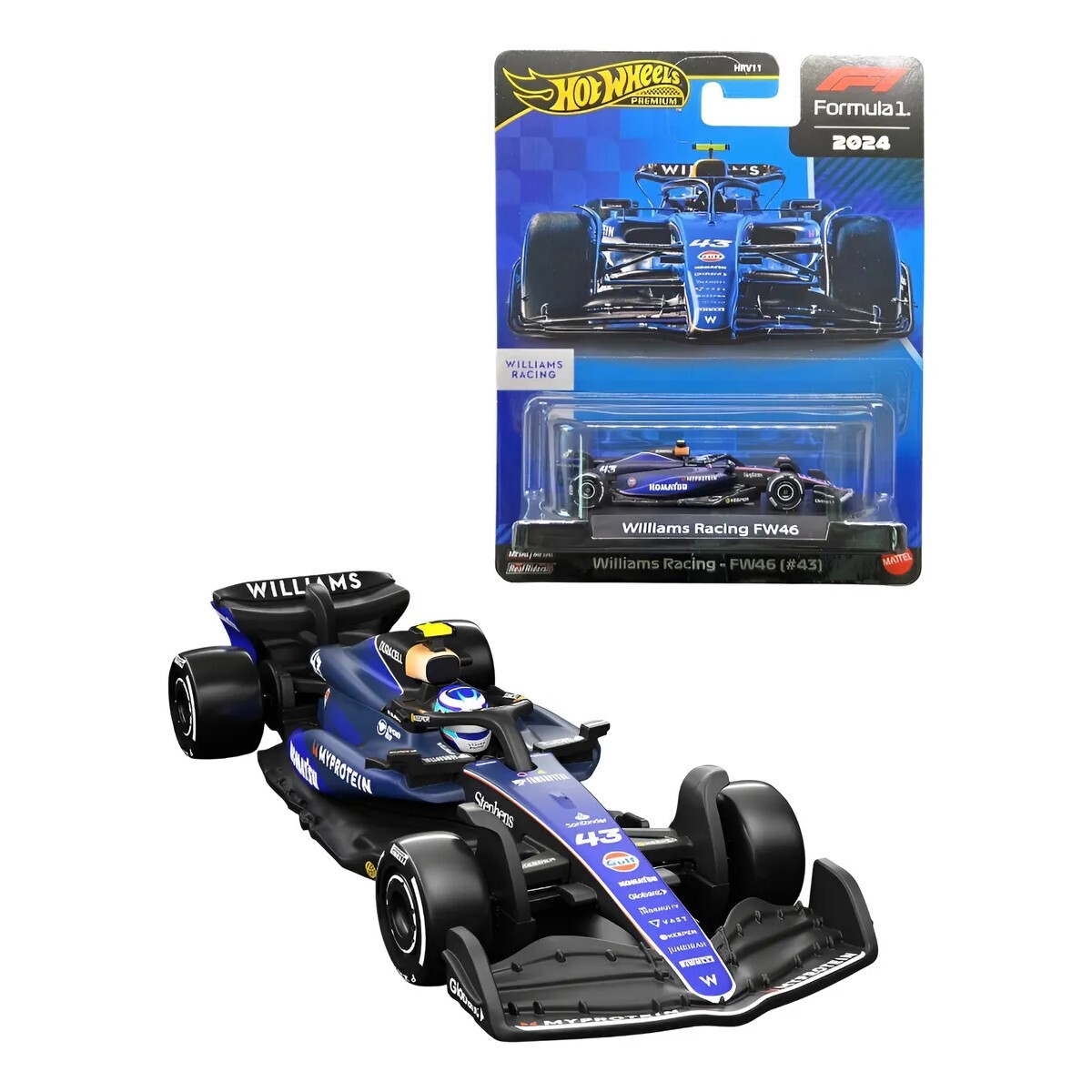 Vehículo Hot Wheels F1 Racing Williams FW46 Team 