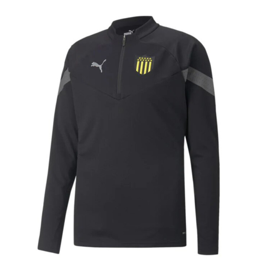 Buzo de Hombre Puma Peñarol Train 1/4 Zip Top Negro