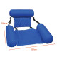 Silla Hamaca Inflable Piscina 100 X 120 Cm Azul Marino