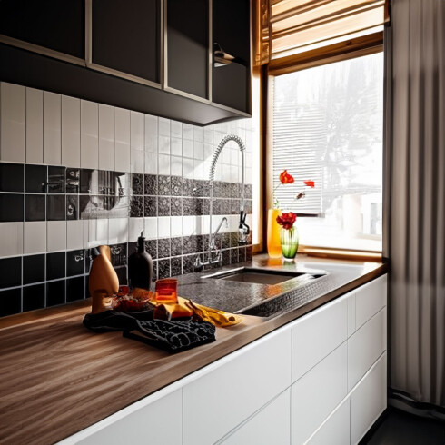 GRIFERIA PARA COCINA DE PARED PARA COCINA INDUSTRIAL BIMANDO CROMADA CON PICO Y TELEFONO CON SISTEMA PULL DOWN 000