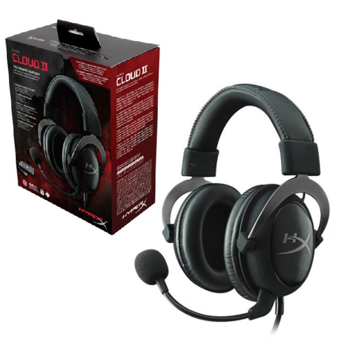 Auriculares Kingston Hyper X Cloud Ii Pro Gaming Gun Metal 