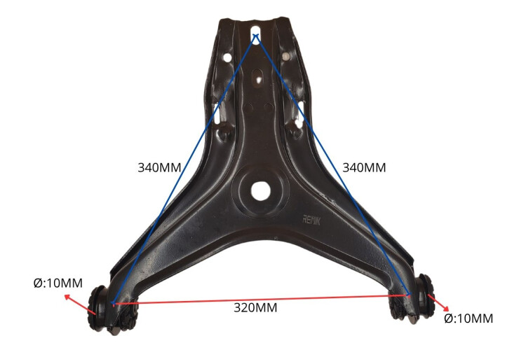 Parilla De Suspension Del Volks Santana Quantum 87-91 Der/Izq Parilla De Suspension Del Volks Santana Quantum 87-91 Der/Izq