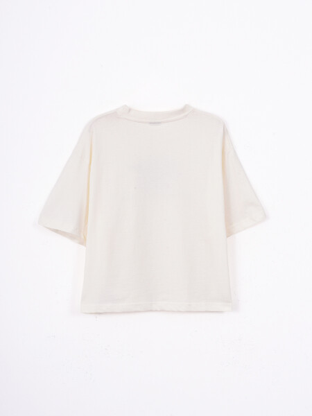 REMERA OHANA VARSITY CLUB OFF WHITE