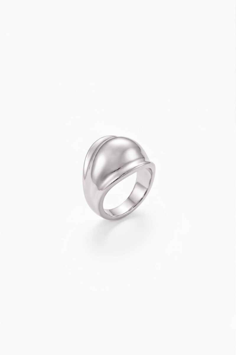 Anillo bold - plateado 