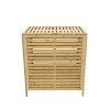 CESTA BAMBU BEIGE P/ROPA 60X37.5X53.5CM Unica