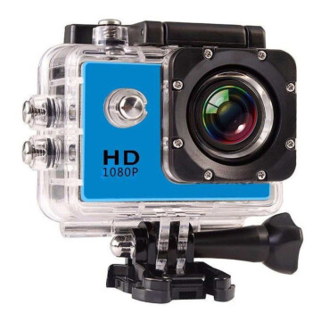 Cámara Deporte Tipo Go Pro Full Hd 1080p C/Accesorios Variante Color Azul