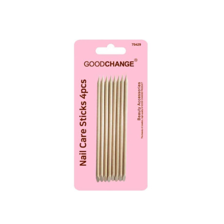 Palitos De Madera Removedor De Cutícula Nail Care Sticks 4 Pcs