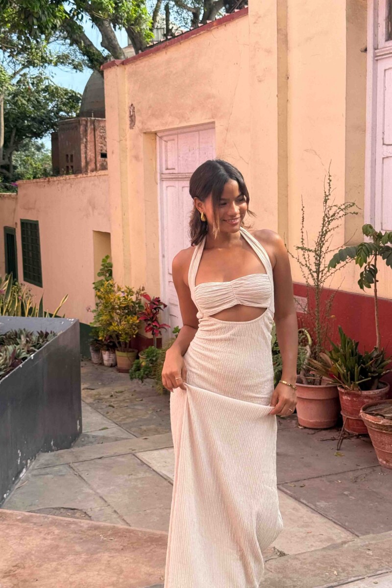 VESTIDO MITIKA BEIGE