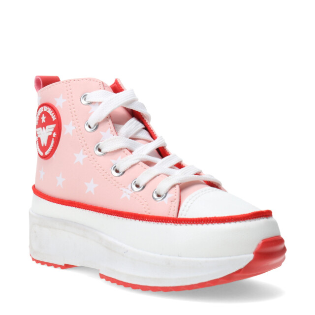 Championes Infantiles DC Rosado - Rojo - Blanco