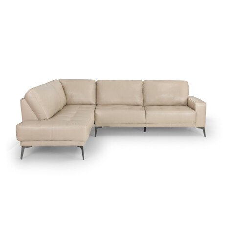 Rinconera Dakota - Cuero Básico - Chaise Izquierdo 519 Beige - (Preventa)