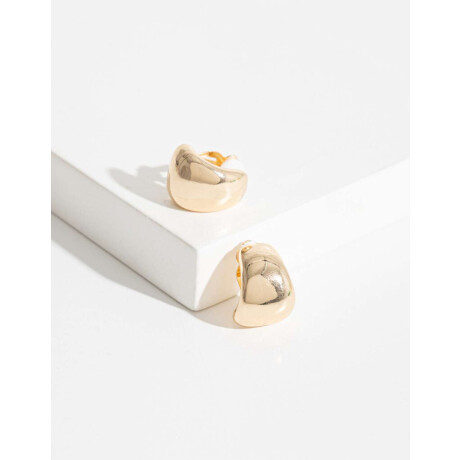 Aros Gota Chunky Dorado