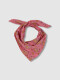 Fular Con Estampado Rosa