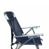Reposera Playa En Aluminio Reclinable C/mochila Miami Beach AZUL