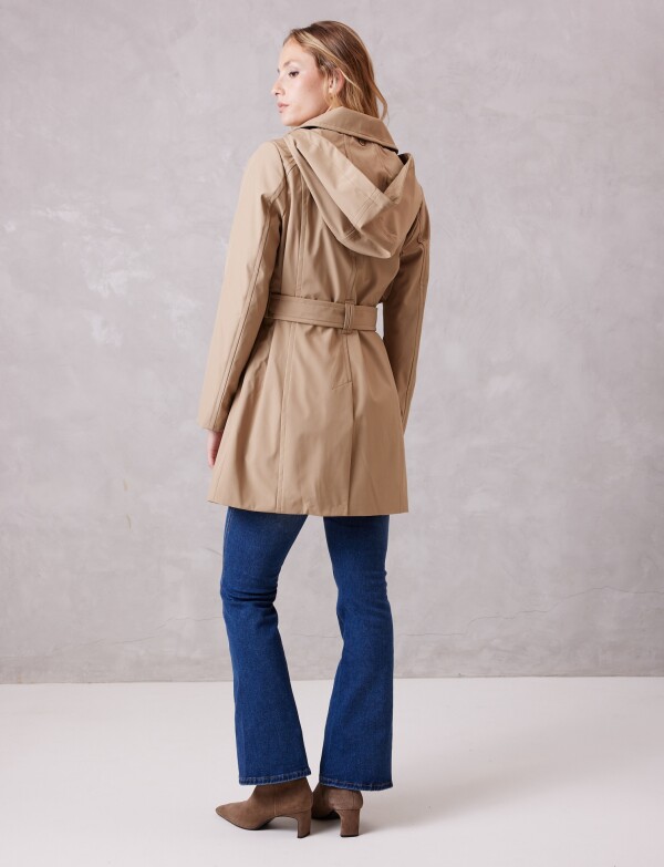 Gabardina Trench Impermeable BEIGE