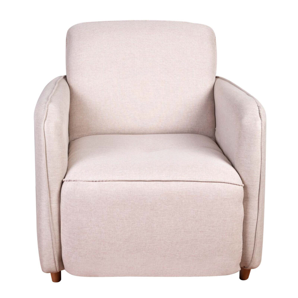 BUTACA MADERA-Y-TELA NATURAL-BEIGE ZURICH BEIGE