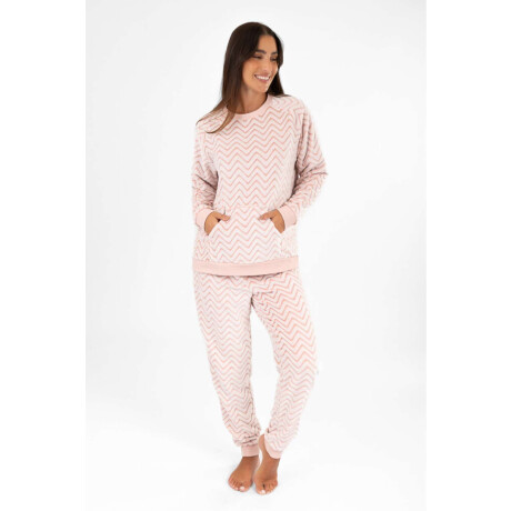 Pijama zigzag Marfil