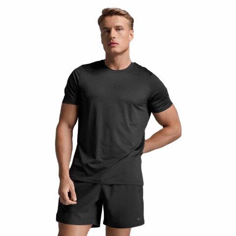 Motion Soft Jersey Tee - Hombre Black/black