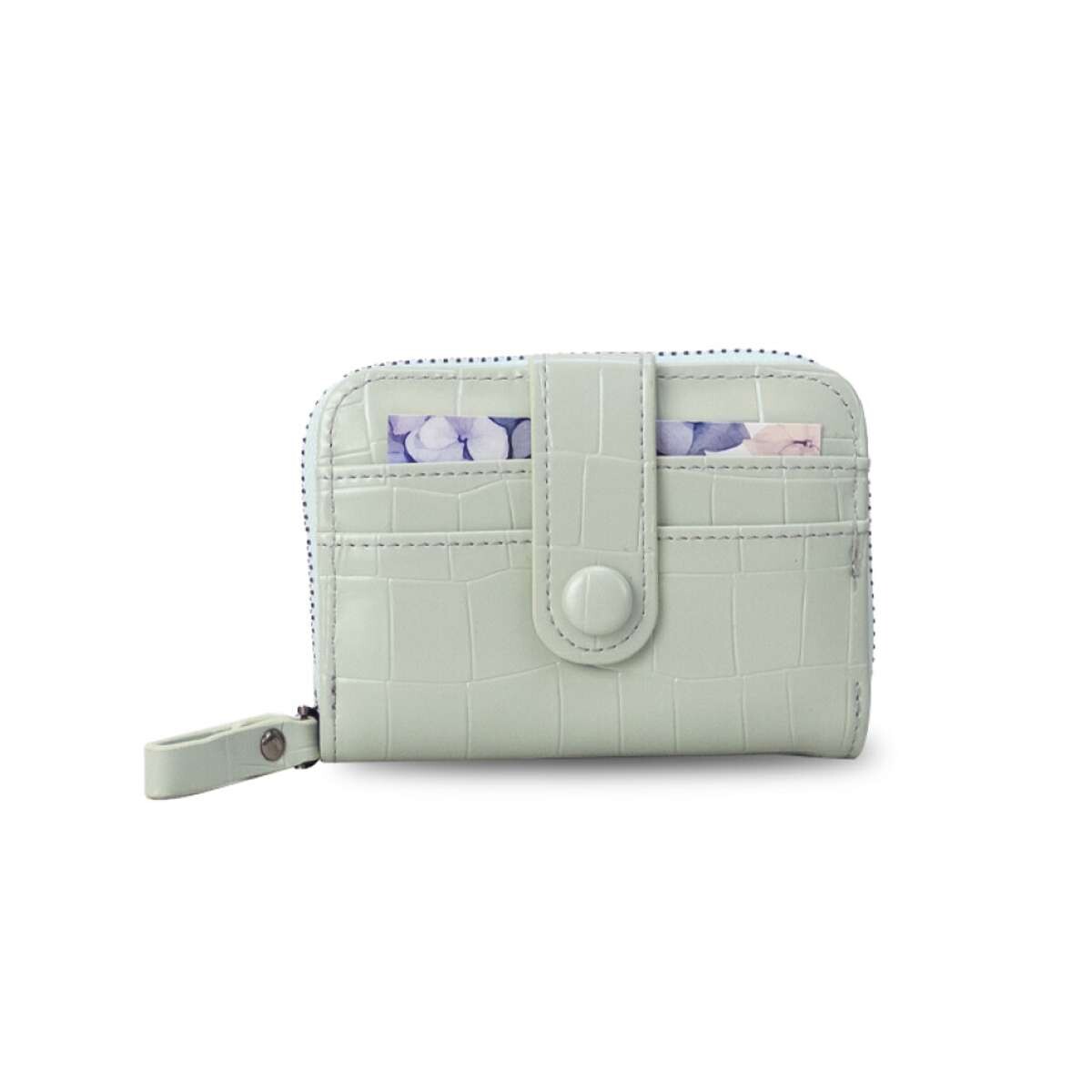 Tarjetero Irina Croco - Salvia 