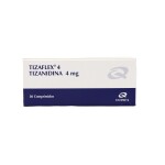 TIZAFLEX 4 MG. CJ X 30 COMP. única