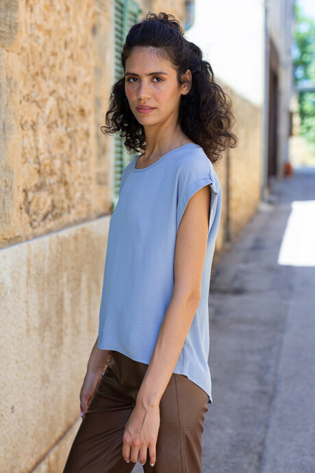 Blusa New Temps Ii Celeste