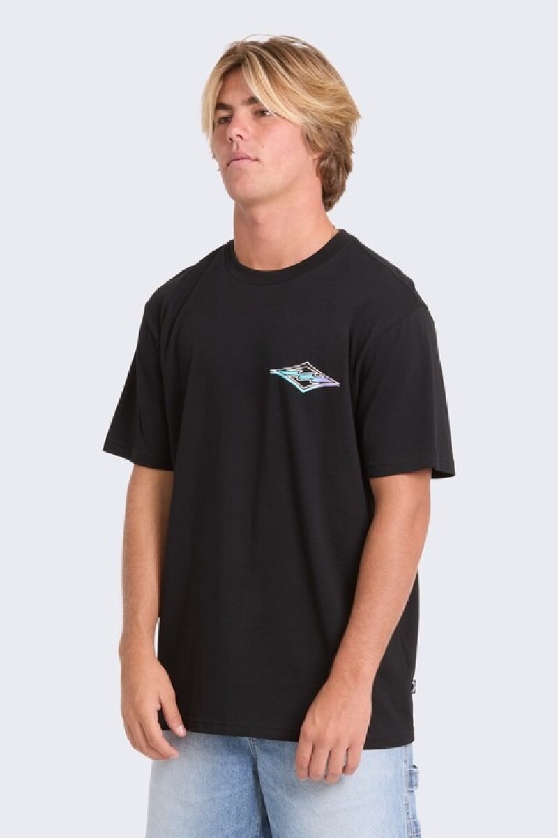 REMERA CRAYON WAVE PREMIUM SS J-negro