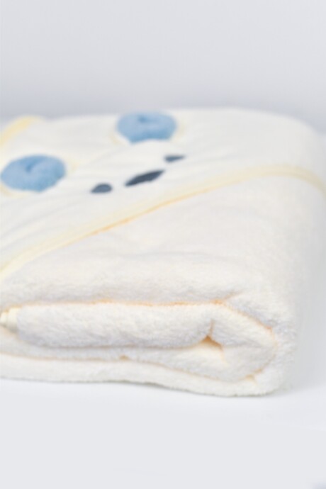 Manta toalla con capucha para bebé Polar