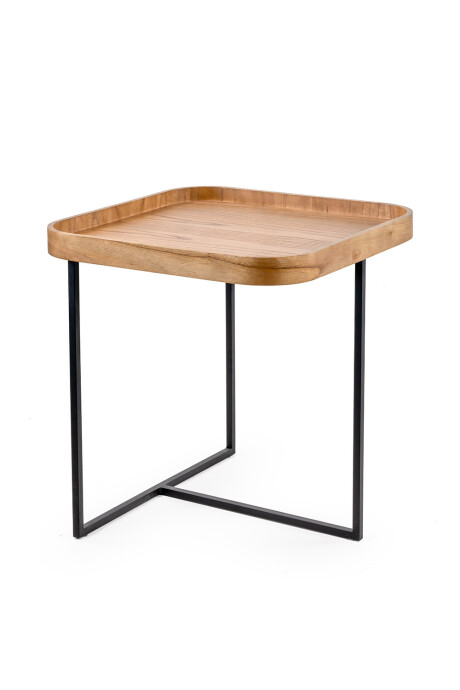 Live MESA LATERAL LIVE ALTA CINAMOMO NATURAL 55X55X58H CM