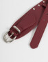 Cinturones y Fajas Tendencia Faja Con Tachas - Rojo Burdeaux