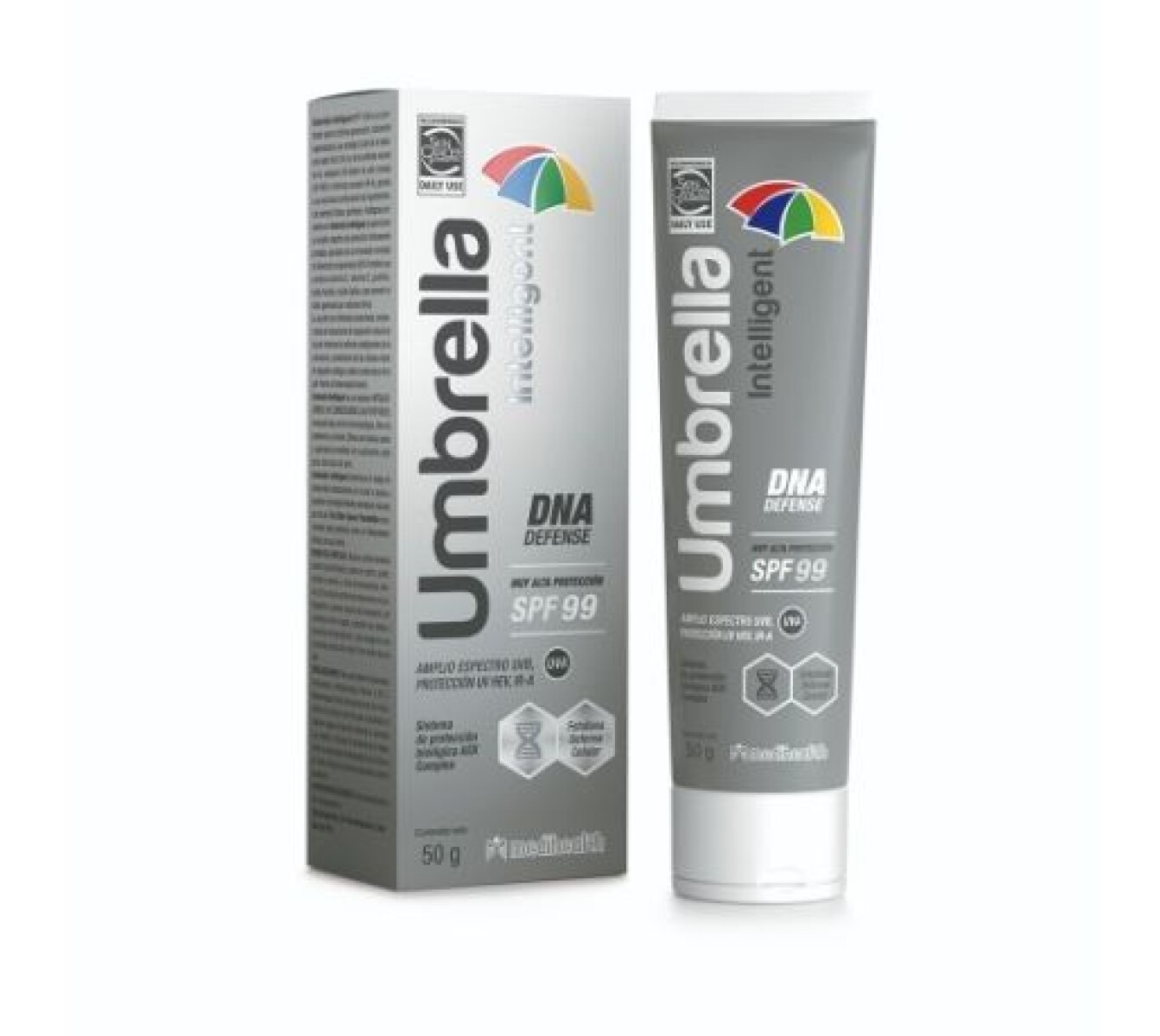 Protector Solar Umbrella Intelligent SPF 99 50 g – Protección Facial Ultra Alta contra Rayos UV