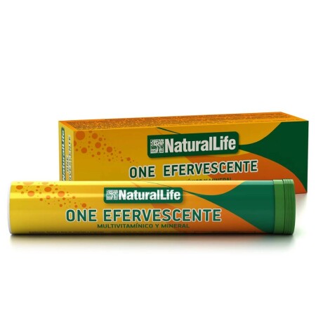 Multivitamínico One Efervescente Natural Life 20 Tabletas Multivitamínico One Efervescente Natural Life 20 Tabletas