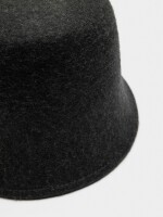 Gorro Bucket De Lana gris