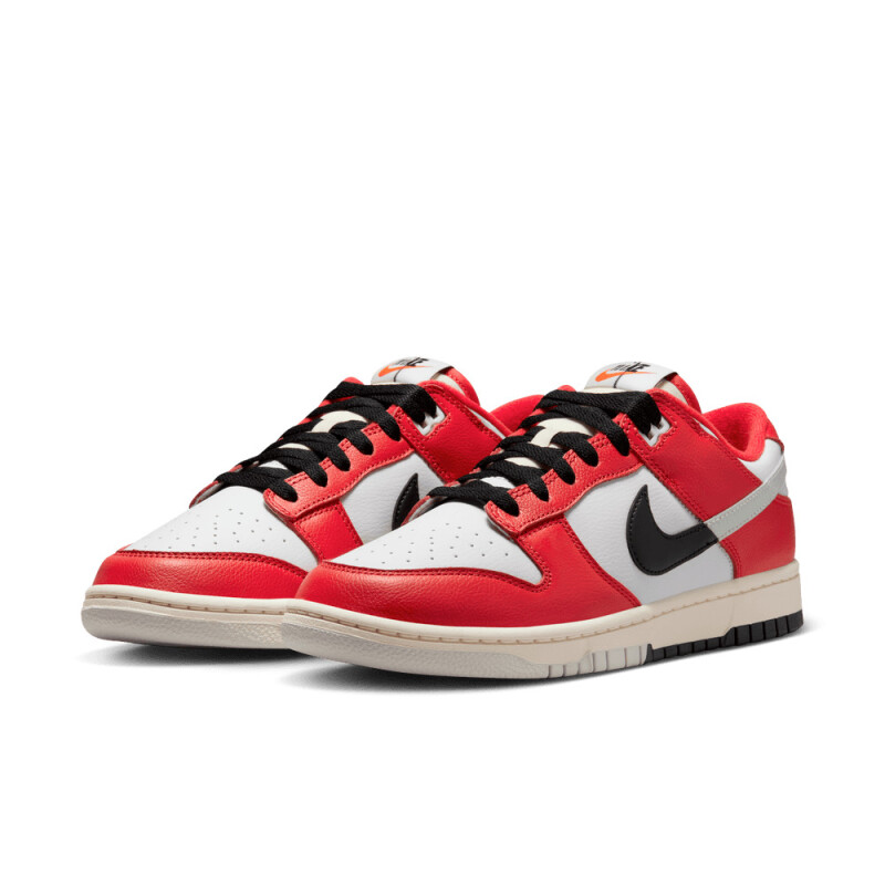Championes Nike Dunk Bajo Retro Premium de Hombre Rojo