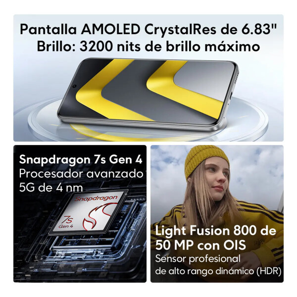 Poco M8 Pro 5g 12gb 512gb Amoled 120hz 6500mah CEL POCO M8 PRO 12/512 5G NEGRO