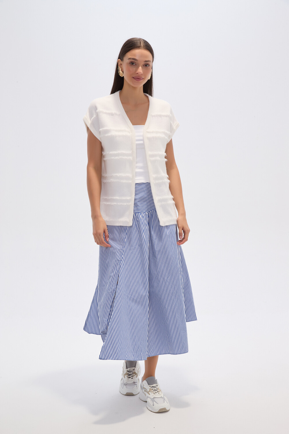 Poncho Punchy Marfil / Off White