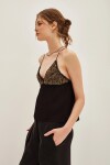 Top Fireworks Sequins Negro