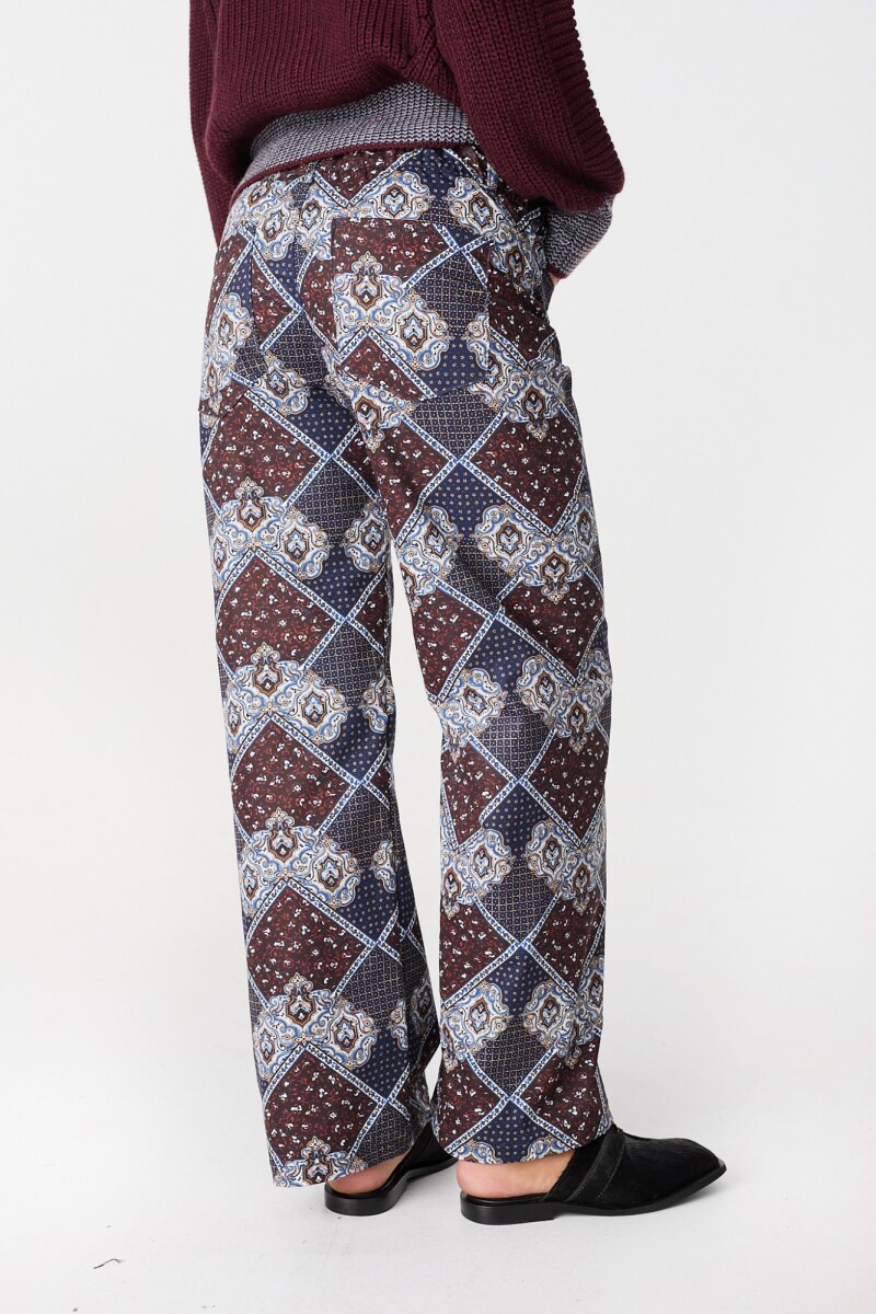 Pantalon Ajustable Azul