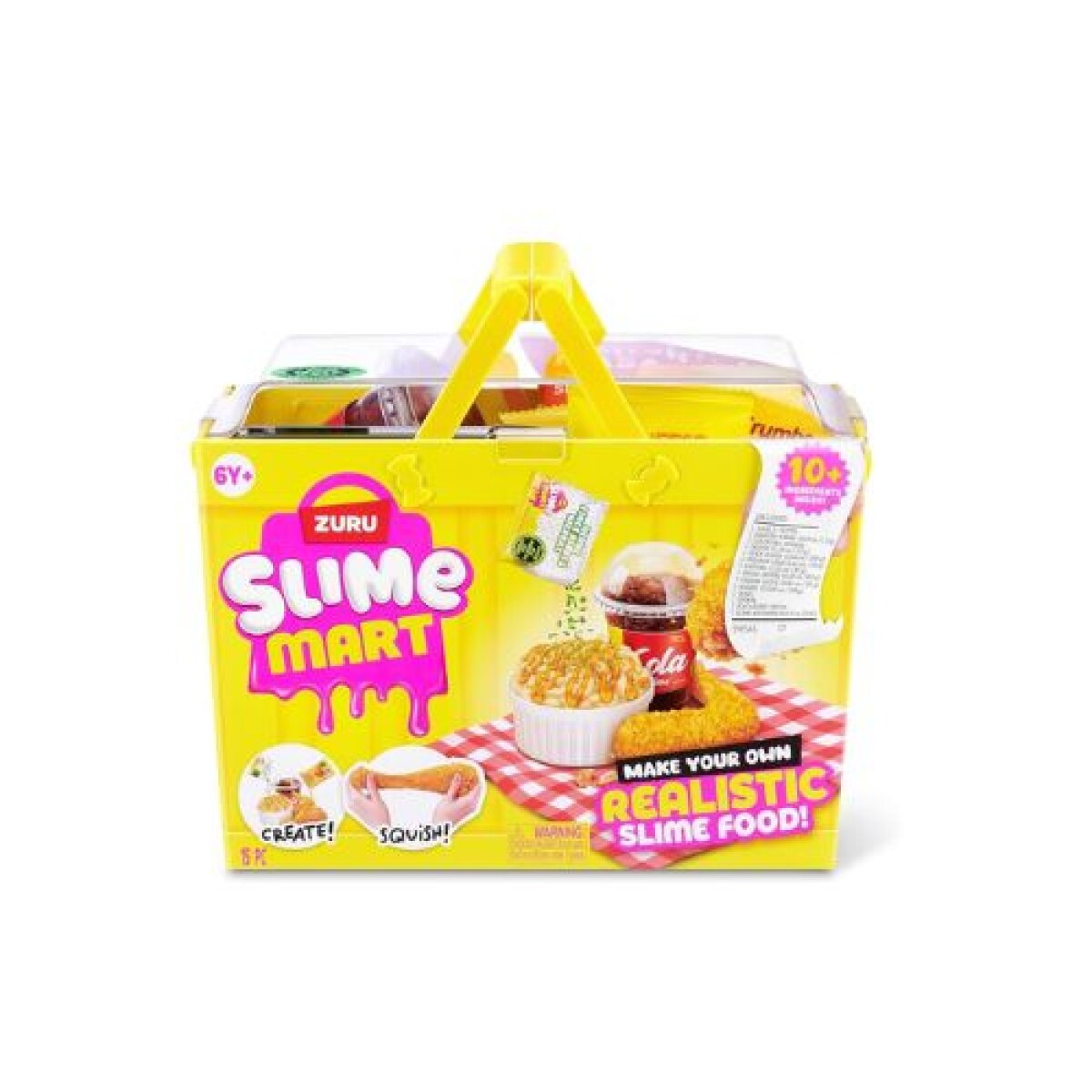 Slime Mart Canasto De Shopping Fast Alitas Y Coca 