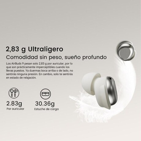 Auriculares Inalámbricos Blackview Airbuds9 Bluetooth Negro