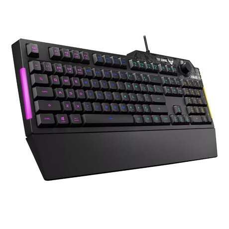 Teclado Gaming Asus Tuf K1 Usb 1000hz 5 Zonas Rgb NEGRO