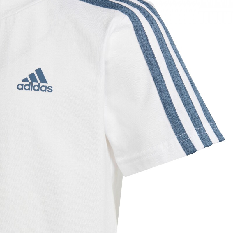 Conjunto 3-Stripe Classic Set de Niños Blanco