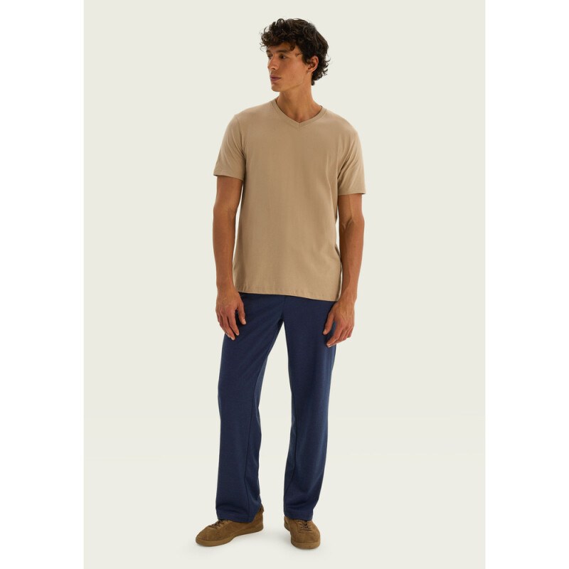 CAMISETA MM MASC MARROM CLARO