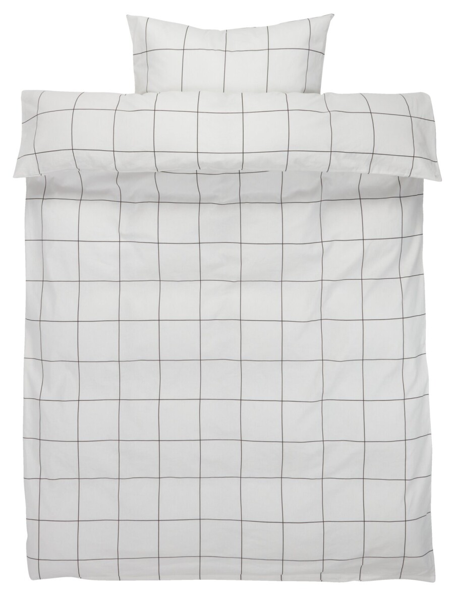 Juego funda nórdica CRISTA 155x220 bl/ne 