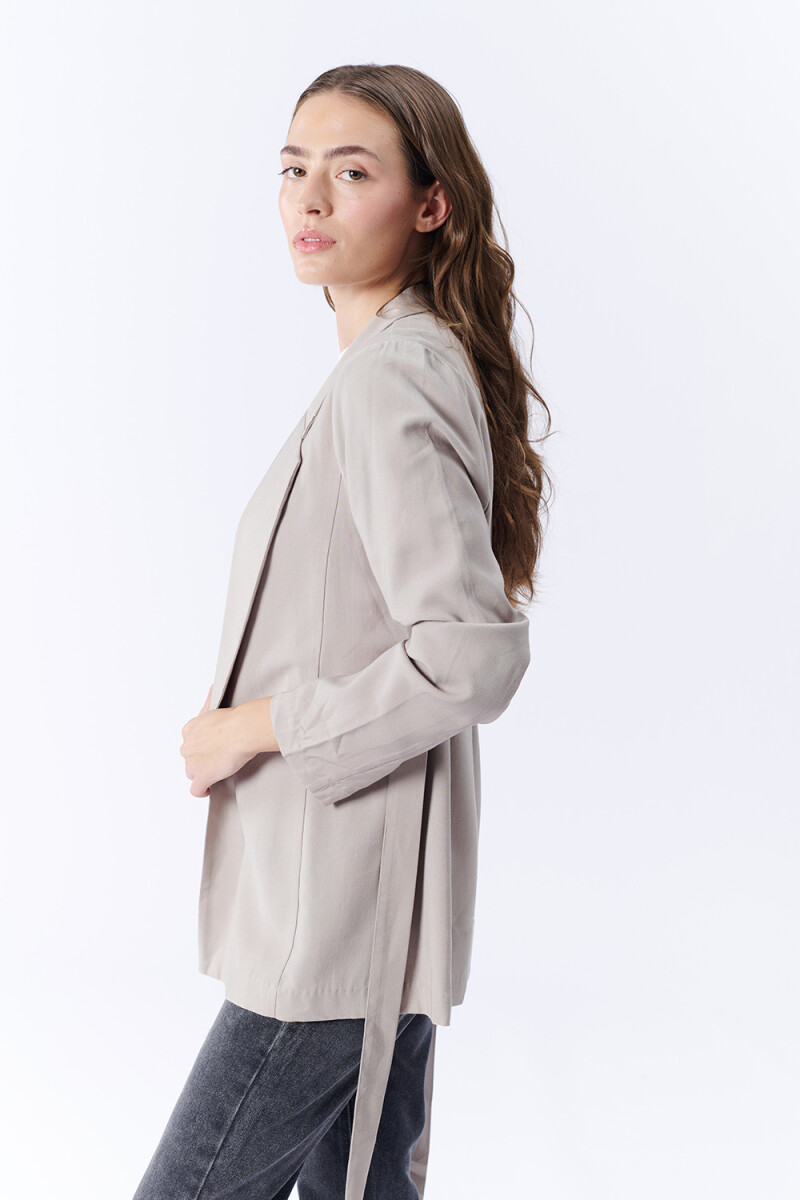 Blazer Liviano Beige grisaceo