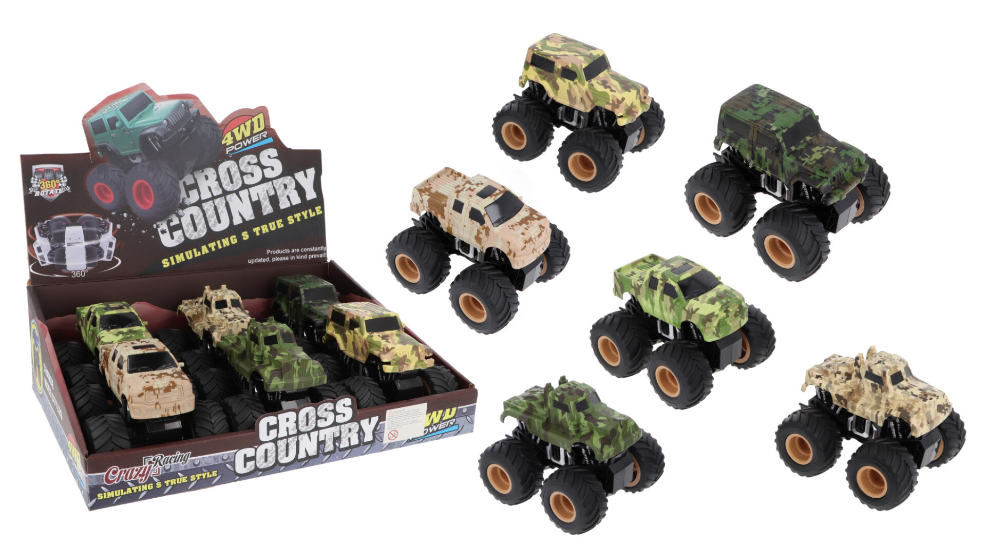 Jeep Monster 4x4 a friccion 