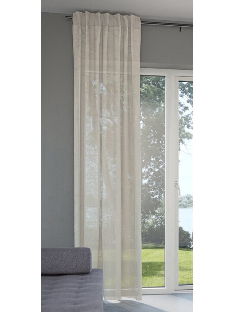 Cortina UNNEN 1x140x300 aspecto lino arena Cortina UNNEN 1x140x300 aspecto lino arena