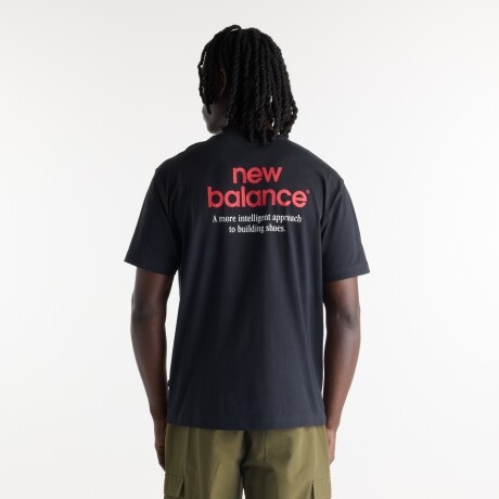 Remera New Balance de Hombre - Intelligent - MT62G7MGBK BLACK