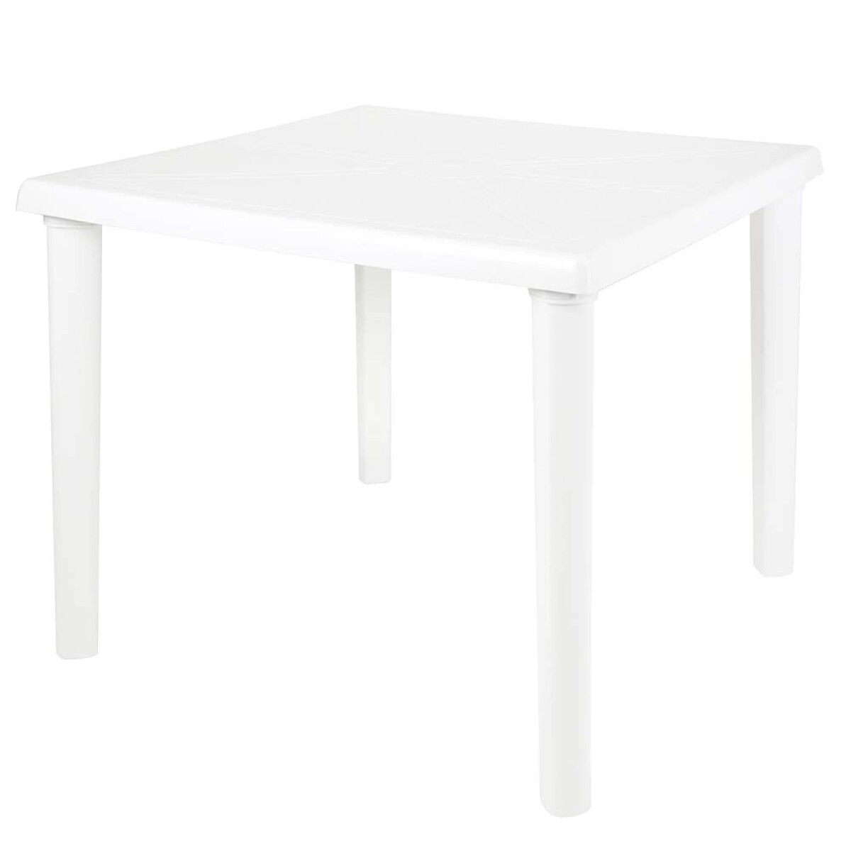 MESA CUADRADA DESMONTABLE BLANCA 82X82X71CM 1212315151401 