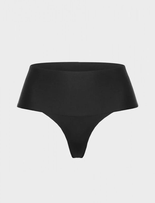Pack De 3 Thongs Moldeadoras De Cintura Alta NEGRO