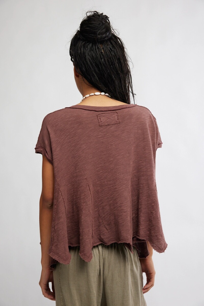 REMERA SWING ALONG Marron